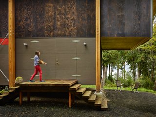 Reclaimed Materials Make Up This Artist Studio in Washington - Photo 2 of 6 - The home features materials, cabinetry, and plants salvaged from homes that were going to be demolished.