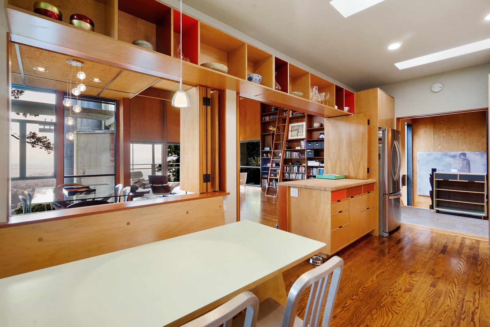 This Knockout Midcentury in the Bay Area Will Run You .9M The kitchen has been modernizing it in a period-appropriate manner and includes plenty of well-designed storage space.