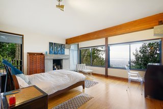 This Knockout Midcentury in the Bay Area Will Run You $1.9M - Photo 11 of 16 - The master suite looks out onto the waters of the bay. 