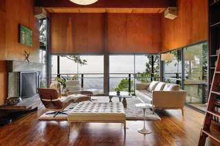 This Knockout Midcentury in the Bay Area Will Run You $1.9M - Photo 3 of 16 - The living room takes full advantage of the home's stunning views. 