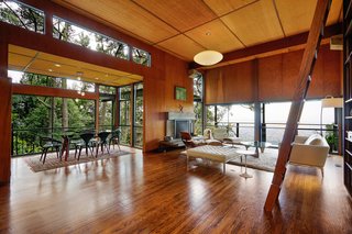 This Knockout Midcentury in the Bay Area Will Run You $1.9M - Photo 2 of 16 - The upper level is home to the dining room, living room, and kitchen. 