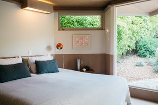 The lower-level bedroom. 