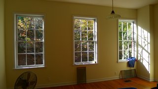 This second-floor bedroom would become a sitting room post-renovation. 