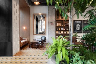 The space offers several nooks for quiet moments.