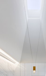 A detail of the ceiling design. 