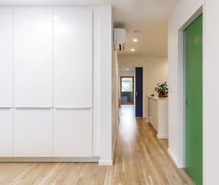 Most of the framing lumber and decking came from FSC certified sources, while the FSC certified oak flooring was grown and manufactured locally by Zena Forest Products.