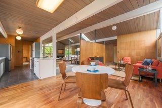 There is even space for a breakfast nook between the kitchen and the family room. 
