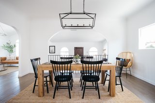 A formal dining room sits just off the living area and overlooks the entry.