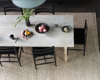 The table was designed to patina with age. 