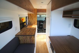 The Alaska model features beautiful woodwork throughout and starts at $42,500, depending on customizations.