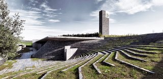 The Sancaklar Mosque is a privately funded mosque built on the outskirts of Istanbul for the clients’ extended family and the local community. As you can see above, this structure by EAA-Emre Arolat Architecture has been radically imagined.
