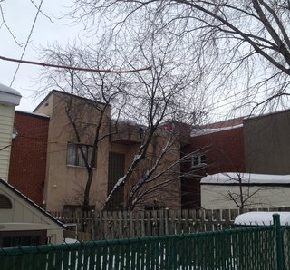 A look at the backyard before the renovation.