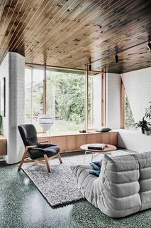 Thanks to large, expansive windows, the addition lets in an abundance of natural light. 