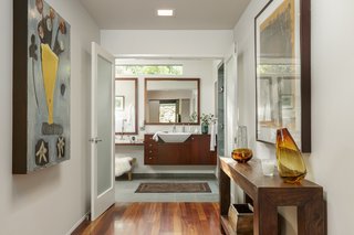 The master bath suite. 