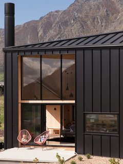 The profile is also a reference to rural sheds common throughout the countryside, and features Colorsteel roofing on both the roof and siding. 