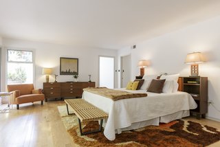 The master suite is big, bright, and airy. 