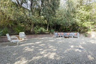 A detail of the outdoor space that sits directly outside the master suite. 