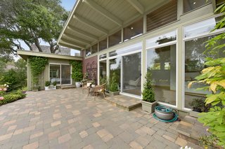 The spacious patio is conducive to indoor/outdoor living. 