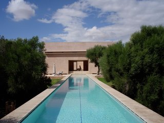 There is also a luxurious 98-foot-long infinity pool set into the landscaping.