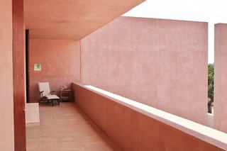 There are two wraparound terraces dotted with quiet spots for lounging in the shade.
