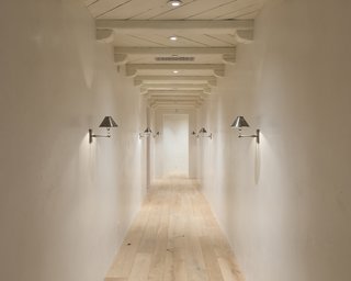 Elements of the exquisite ceiling design are echoed throughout the house.