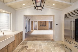 Here, you can see how the kitchen connects to the rest of the home. 