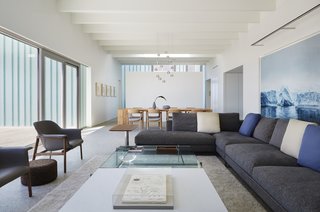 A look at the living room looking toward the dining area. 