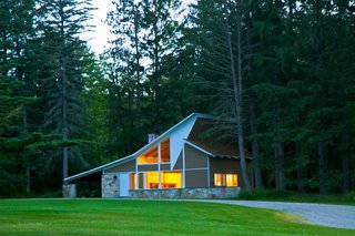 A charming 900-square-foot guest house sits on the property. 