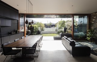 The view out to the garden.