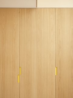 Discrete customized storage has been added throughout. 