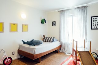 A child's room. 