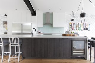 The owners wanted to create a space that was livable, yet one where they could also easily entertain.