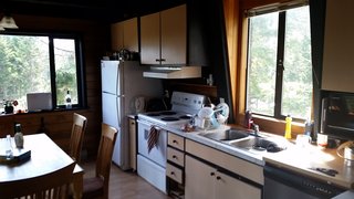 Before the renovation, the kitchen was dark, cramped, and in desperate need of updates.