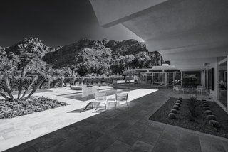 The home was in a very private spot, surrounded by foothills and overlooking the desert.