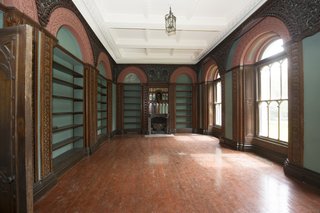 In total, the portion of the castle for sale includes 15 bedrooms, 10 bathrooms, and 10 reception rooms, all with original detailing but in need of updates—not to mention modern conveniences like heat and air conditioning. 