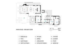 The East Lake House floor plan.