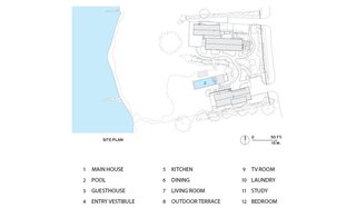 The East Lake House site plan.
