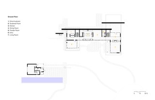 The Hill House Ground-Level Floor Plan.