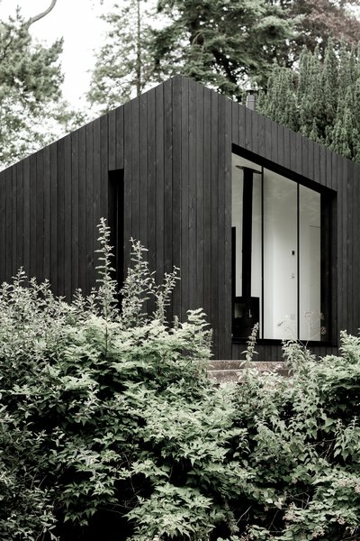 "They are a sculptural interpretation of the small buildings that you see across Europe, from Bothys to Alpine huts and Norwegian Hytte. These small pitched-roof buildings are an integral part of the landscape and provide warmth, shelter, and an opportunity to fully immerse in nature. That is the heart of the ethos at Koto," explain the designers.