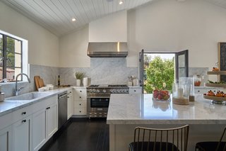 The kitchen. 