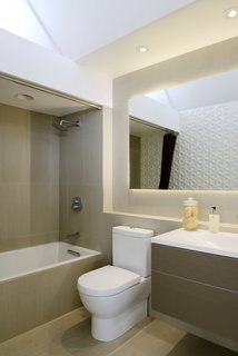 A look at the updated bathroom. 