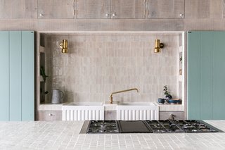 Delicate attention to detail and bespoke elements defines the kitchen. 