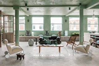 A look at the open-plan living space.
