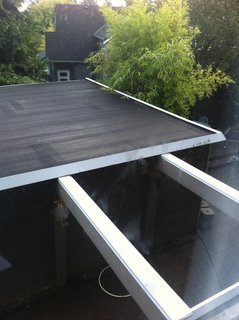 Before: the carport from above. 