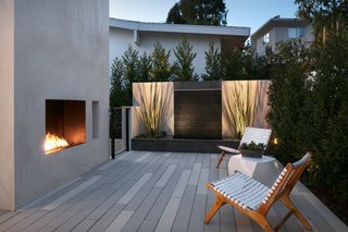 Sweis created a number of different outdoor spaces, each with its own feel. 