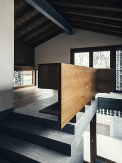 The guest house interior.