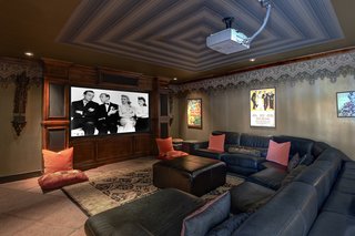 The media room. 