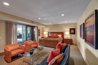 A guest bedroom in the main house. 