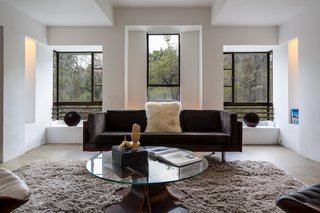 The opposite view of the living room. 
