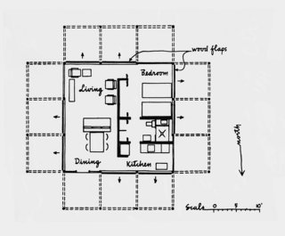 The Walker Guest House floor plan